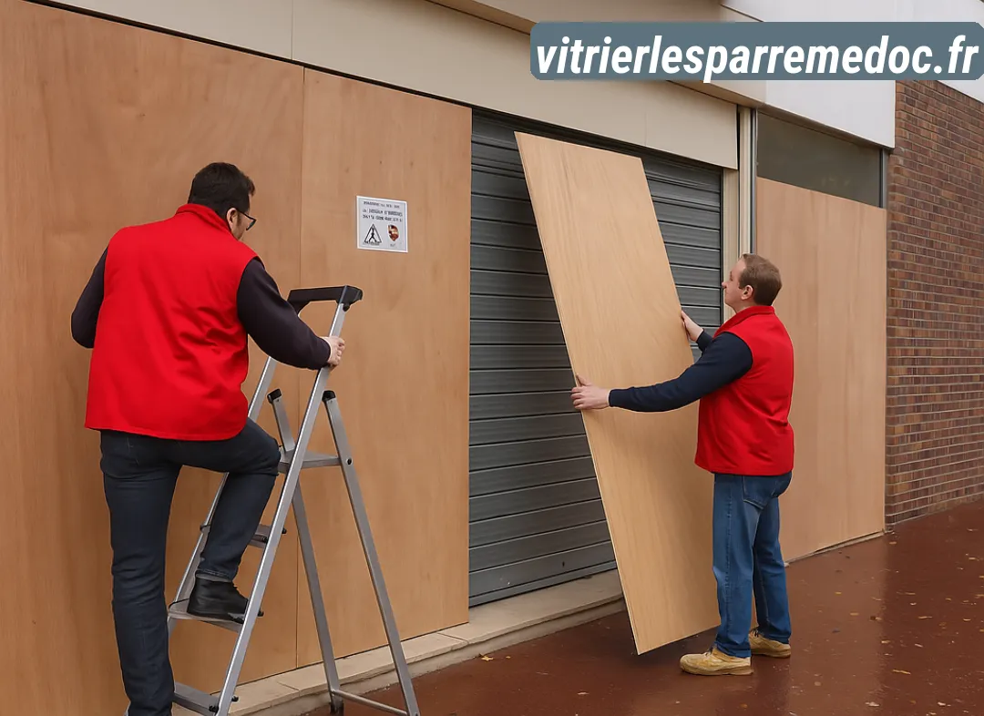 Mise en sécurité fermeture provisoire Lesparre-Médoc