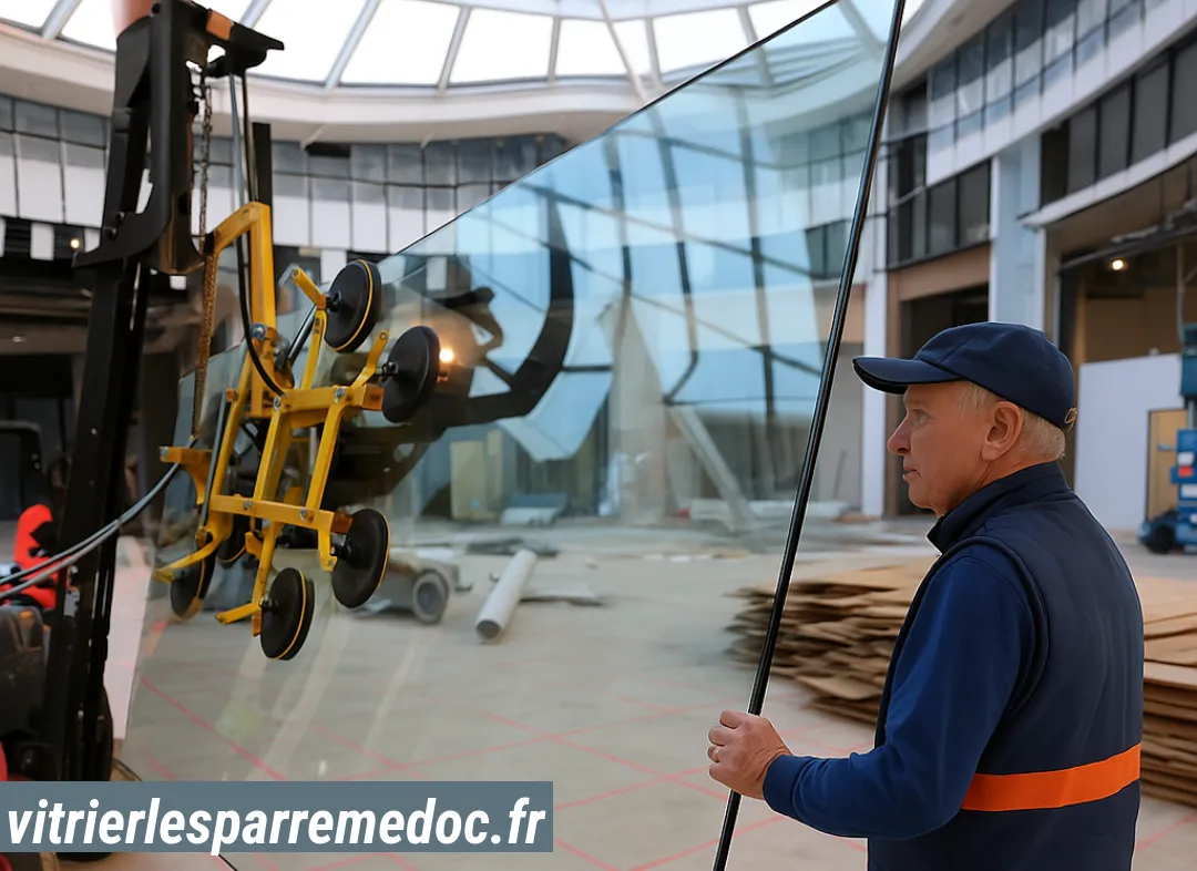 Remplacement de vitrine magasin Lesparre-Médoc